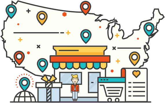 Get found by customers across the country